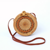 Round straw bag