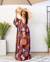 Oye Maxi Dress - Brown