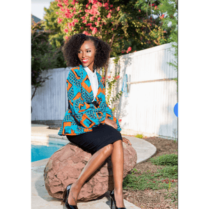 Nonye African Print top