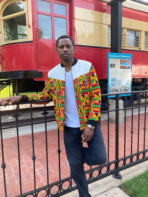 Men Africa Bomber Jacket